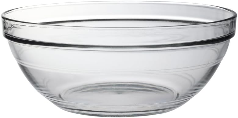 Lily Clear Glass Salad Bowl 26 cm Bowls Lily Clear Glass Salad Bowl 26 cm Lily Clear Glass Salad Bowl 26 cm Duralex