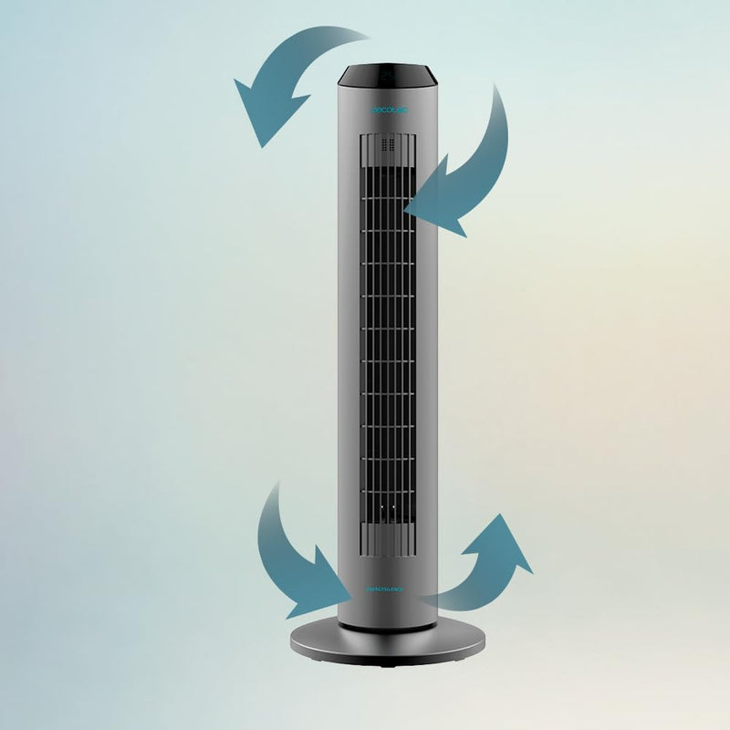 Energy Silence Skyline Ionic Digital Tower Fan with Remote Control and Timer Fan Energy Silence Skyline Ionic Digital Tower Fan with Remote Control and Timer Energy Silence Skyline Ionic Digital Tower Fan with Remote Control and Timer Cecotec