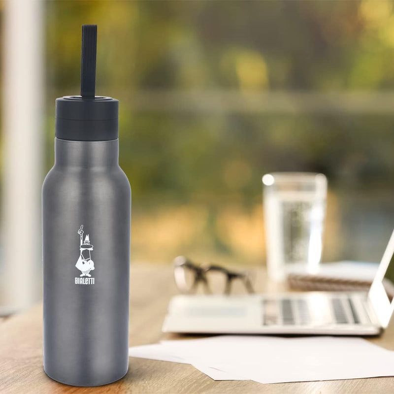 Thermal Bottle, Dark Grey thermal flask Thermal Bottle, Dark Grey Thermal Bottle, Dark Grey Bialetti