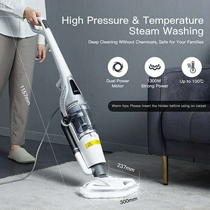 3-in-1 Steam Mop With High Temperature Steam Outlet 3-in-1 Steam Mop With High Temperature Steam 3-in-1 Steam Mop With High Temperature Steam Deerma