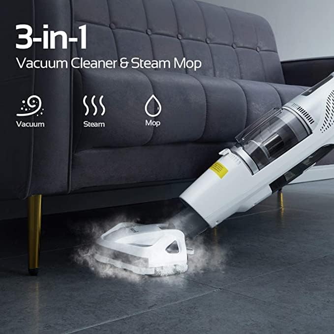 3-in-1 Steam Mop With High Temperature Steam