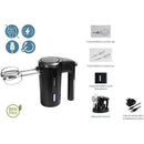 Cordless Rechargeable Hand Mixer- Plastic Black Food Mixers & Blenders Cordless Rechargeable Hand Mixer- Plastic Black Cordless Rechargeable Hand Mixer- Plastic Black Tognana