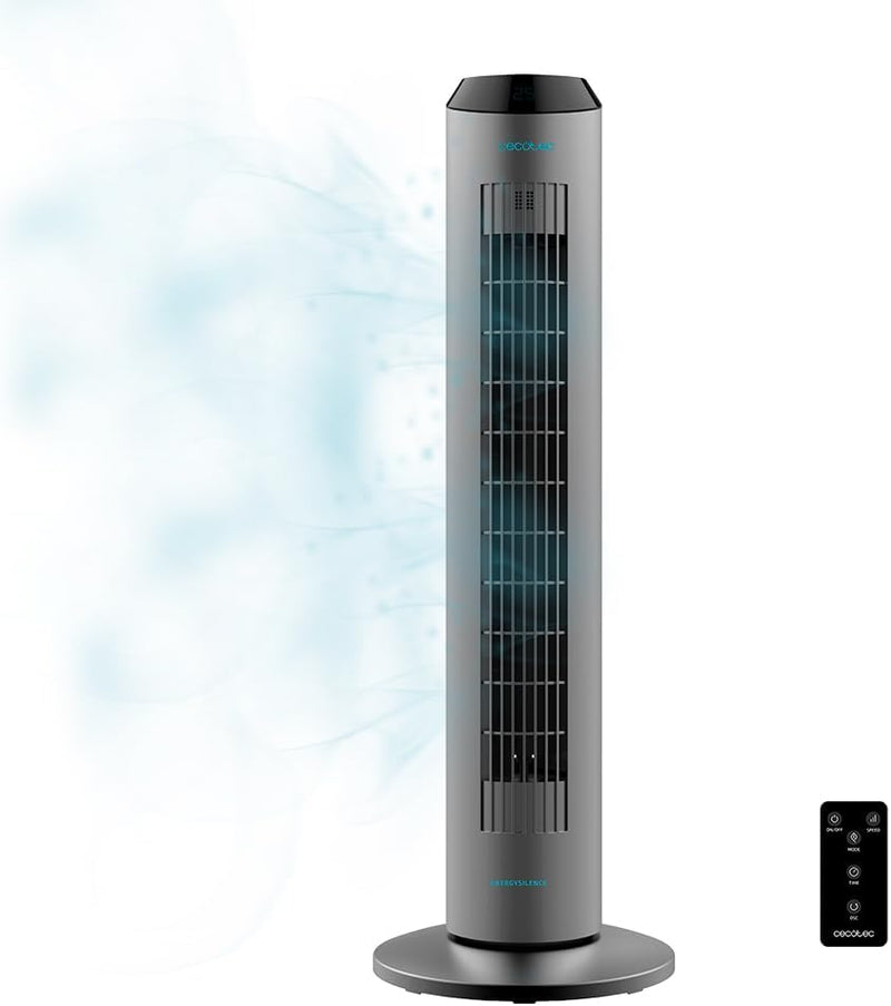 Energy Silence Skyline Ionic Digital Tower Fan with Remote Control and Timer Fan Energy Silence Skyline Ionic Digital Tower Fan with Remote Control and Timer Energy Silence Skyline Ionic Digital Tower Fan with Remote Control and Timer Cecotec