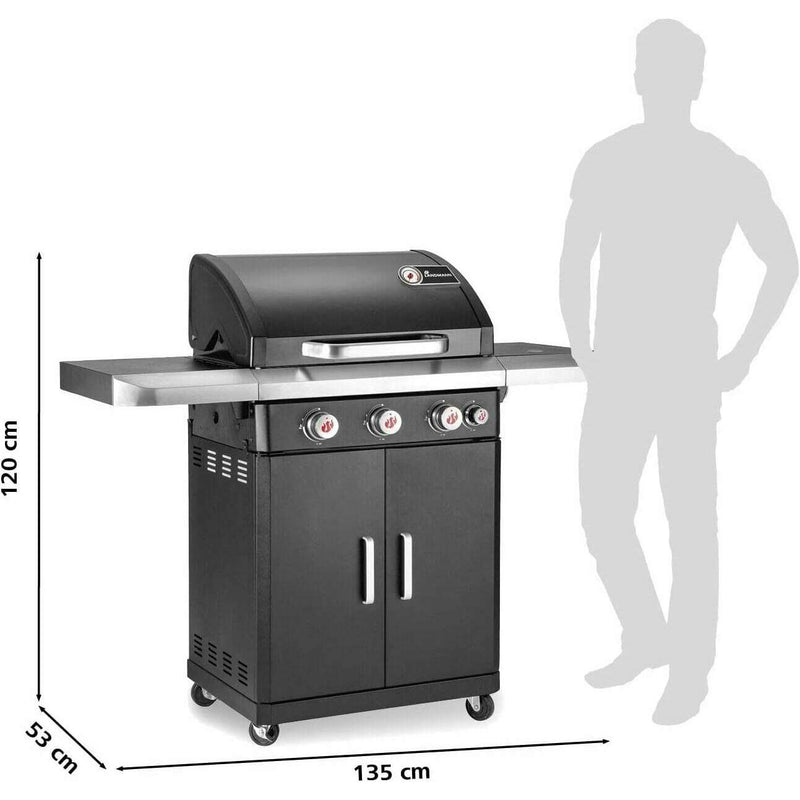 Rexon Cook 3.1 Gas BBQ - Black Outdoor Barbque Rexon Cook 3.1 Gas BBQ - Black Rexon Cook 3.1 Gas BBQ - Black Landmann