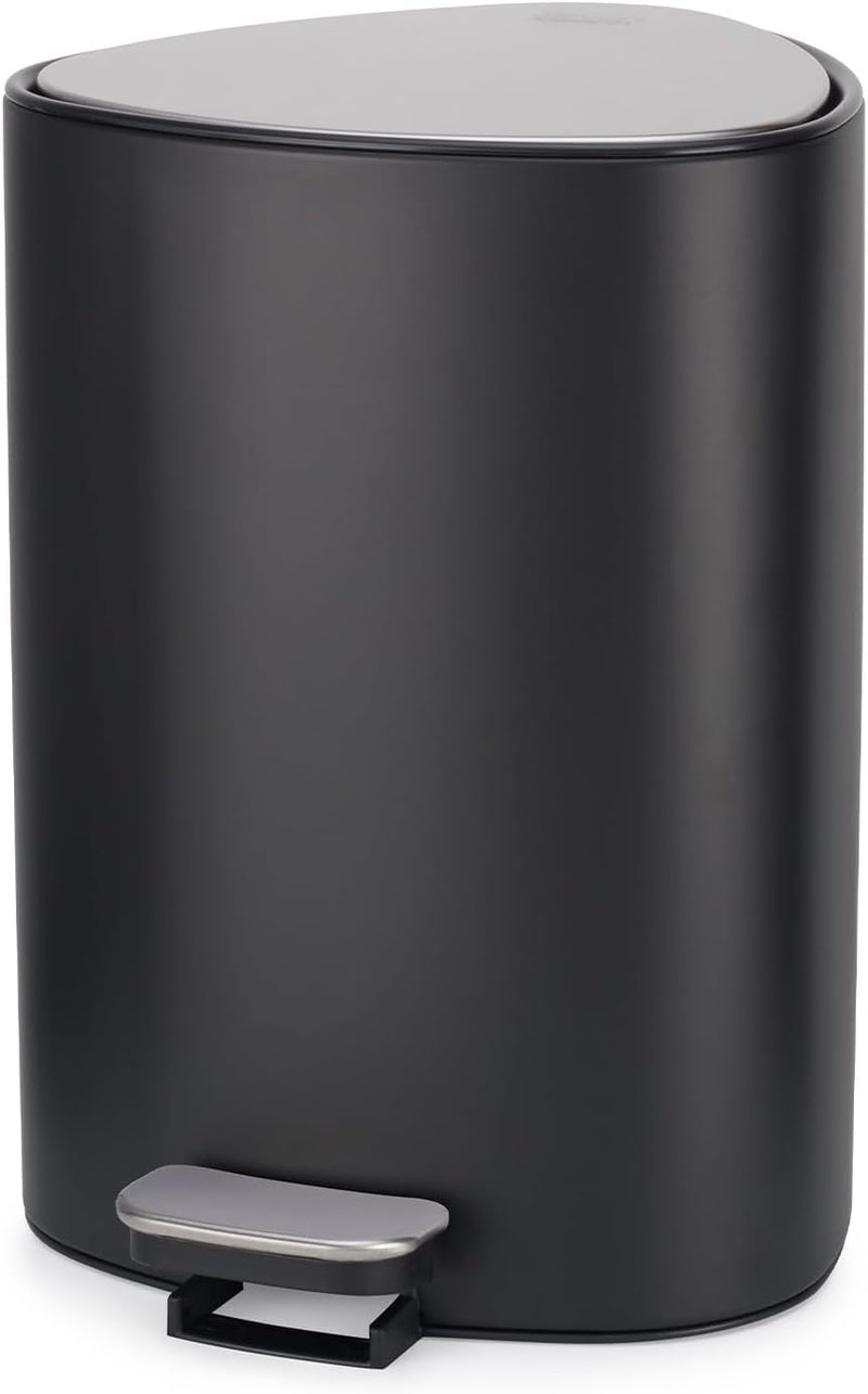 EasyStore™ 5L Matt Black Pedal Bin Bathroom Accessories EasyStore™ 5L Matt Black Pedal Bin EasyStore™ 5L Matt Black Pedal Bin Joseph Joseph