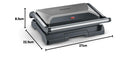 Compact Multi-Grill 800W - Black Outlet Compact Multi-Grill 800W - Black Compact Multi-Grill 800W - Black SEVERIN
