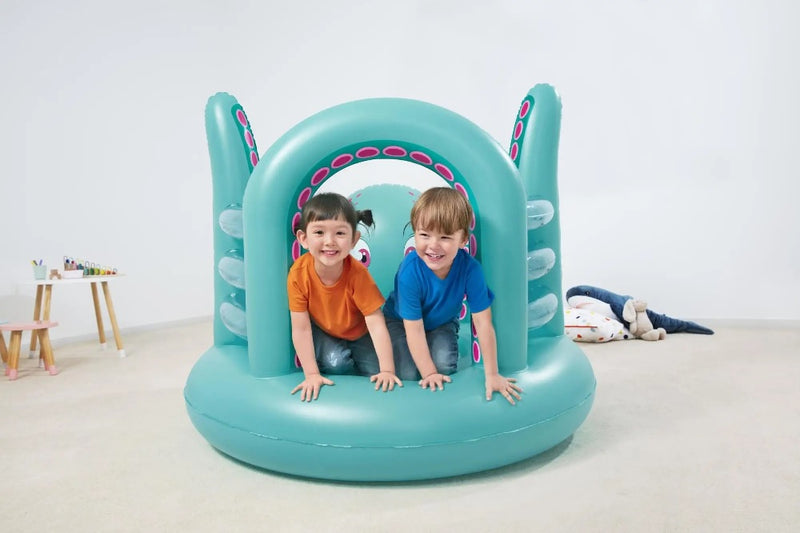 Up, In & Over Octopus Bouncer 142x137x114cm Kids Inflatables Up, In & Over Octopus Bouncer 142x137x114cm Up, In & Over Octopus Bouncer 142x137x114cm Bestway