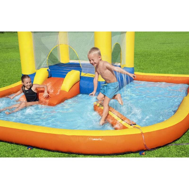 Splash Course Mega Water Park 7.1m x 3.1m x 2.65m Kids Inflatables Splash Course Mega Water Park 7.1m x 3.1m x 2.65m Splash Course Mega Water Park 7.1m x 3.1m x 2.65m Bestway