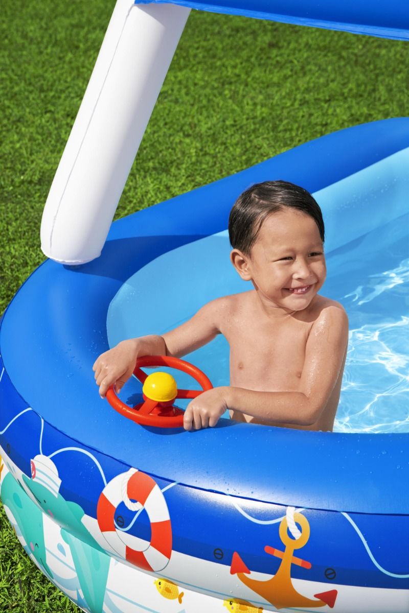 Sea Captain Family Pool 213x155x132cm Kids Inflatables Sea Captain Family Pool 213x155x132cm Sea Captain Family Pool 213x155x132cm Bestway