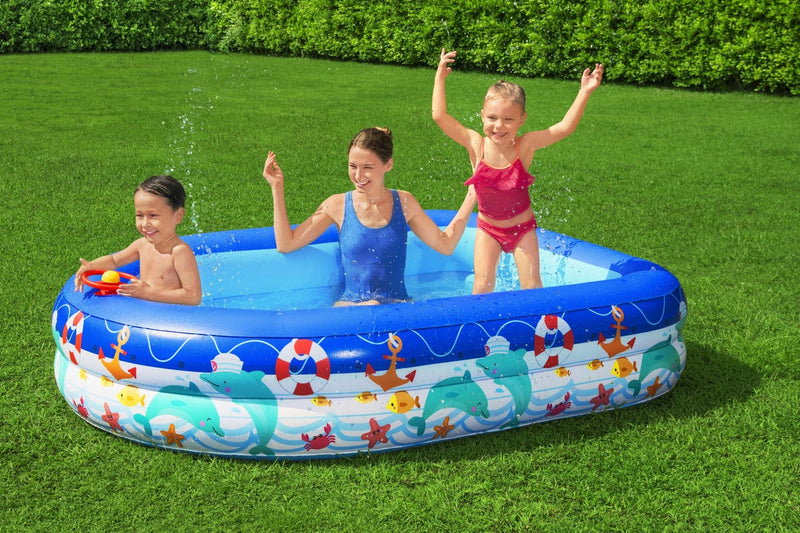 Sea Captain Family Pool 213x155x132cm Kids Inflatables Sea Captain Family Pool 213x155x132cm Sea Captain Family Pool 213x155x132cm Bestway