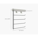 Orderly™ Ecru Belt, Tie & Scarf Hanging Rail Storage & Organization Orderly™ Ecru Belt, Tie & Scarf Hanging Rail Orderly™ Ecru Belt, Tie & Scarf Hanging Rail Joseph Joseph