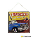 La Hacienda Garage Embossed Metal Sign Home decor La Hacienda Garage Embossed Metal Sign La Hacienda Garage Embossed Metal Sign La Hacienda
