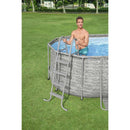 Power Steel Swim Vista Series 15.49m x 2.74m x 1.22m Oval Pool with Filter Pump home pool Power Steel Swim Vista Series 15.49m x 2.74m x 1.22m Oval Pool with Filter Pump Power Steel Swim Vista Series 15.49m x 2.74m x 1.22m Oval Pool with Filter Pump Bestway