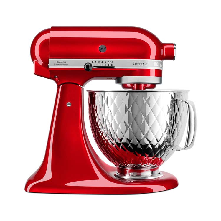Special Edition 4.8L Artisan Stand Mixer With Quilted Stainless Steel Bowl Food Mixers & Blenders Special Edition 4.8L Artisan Stand Mixer With Quilted Stainless Steel Bowl Special Edition 4.8L Artisan Stand Mixer With Quilted Stainless Steel Bowl KitchenAid