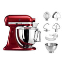 Artisan Stand Mixer 4.8L Candy Apple + Pouring Shield & Extra Bowl KitchenAid Artisan Stand Mixer 4.8L Candy Apple + Pouring Shield & Extra Bowl Artisan Stand Mixer 4.8L Candy Apple + Pouring Shield & Extra Bowl KitchenAid