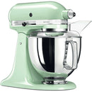 The German Outlet, KitchenAid, 4.8L Artisan Stand Mixer Pistachio + Pouring Shield & Extra Bowl