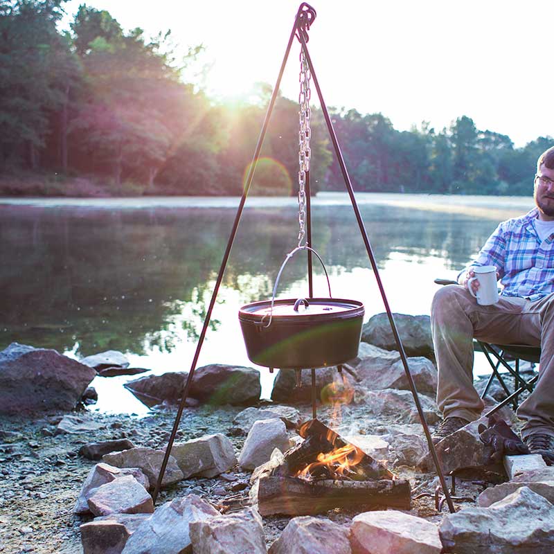 Tall Boy Tripod Cast Iron Tall Boy Tripod Tall Boy Tripod Lodge