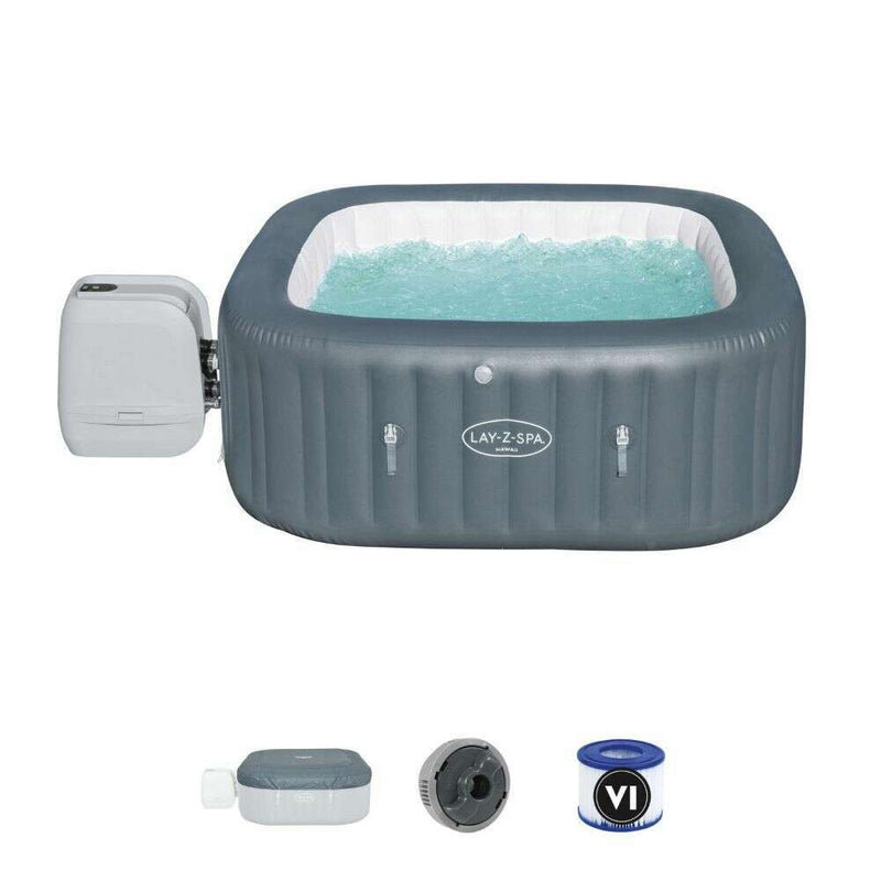 Lay-Z-Spa Hawaii HydroJet Pro Spa 180x180x71cm 4-6 pers Spa Bubble Pools Lay-Z-Spa Hawaii HydroJet Pro Spa 180x180x71cm 4-6 pers Lay-Z-Spa Hawaii HydroJet Pro Spa 180x180x71cm 4-6 pers Bestway