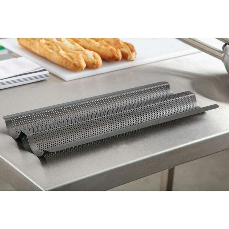 MasterClass Crusty Bake Non-Stick Baguette Tray Kitchen Tools MasterClass Crusty Bake Non-Stick Baguette Tray MasterClass Crusty Bake Non-Stick Baguette Tray KitchenCraft