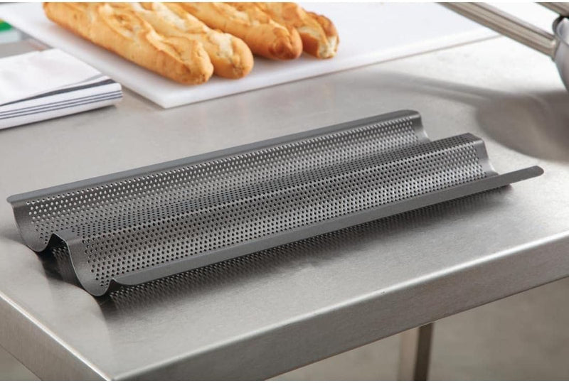 MasterClass Crusty Bake Non-Stick Baguette Tray Kitchen Tools MasterClass Crusty Bake Non-Stick Baguette Tray MasterClass Crusty Bake Non-Stick Baguette Tray KitchenCraft