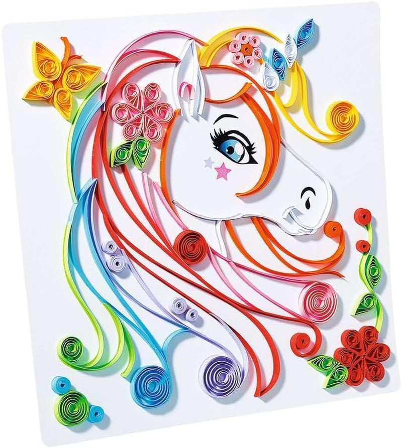 BE CREATIVE, Paper Art Unicorn and Flowers Art & Crafts BE CREATIVE, Paper Art Unicorn and Flowers BE CREATIVE, Paper Art Unicorn and Flowers Ravensburger