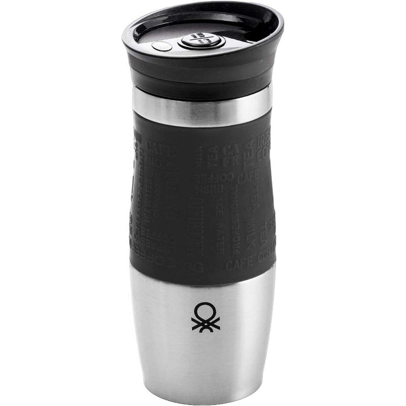 Vacuum Travel Mug 400 ml Stainless Steel Flask Vacuum Travel Mug 400 ml Vacuum Travel Mug 400 ml United Colors of Benetton