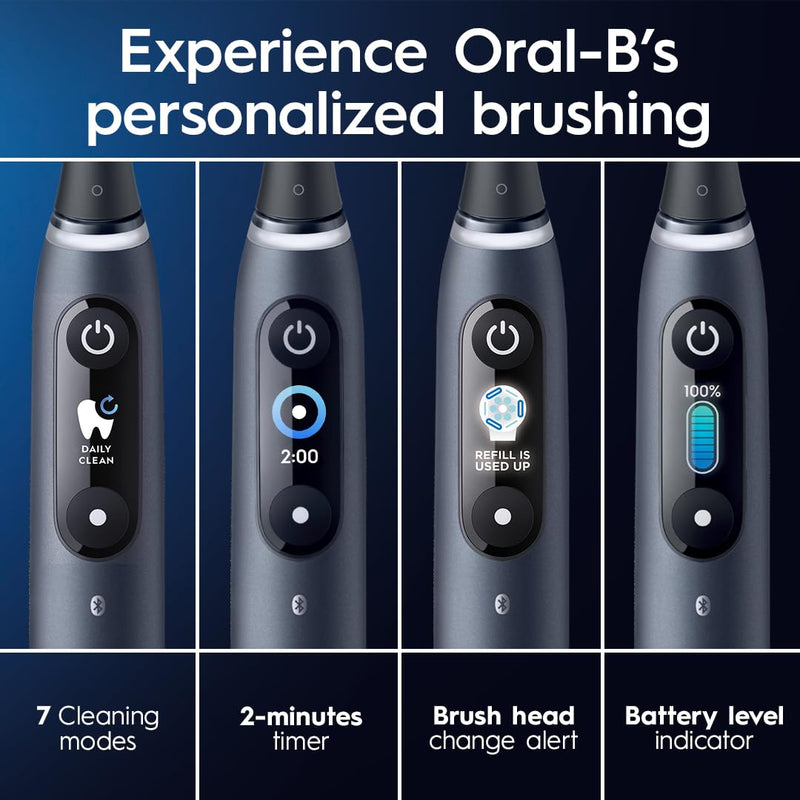 iO9 Rechargeable Electric Toothbrush, Black Onyx Dental Care iO9 Rechargeable Electric Toothbrush, Black Onyx iO9 Rechargeable Electric Toothbrush, Black Onyx Oral B