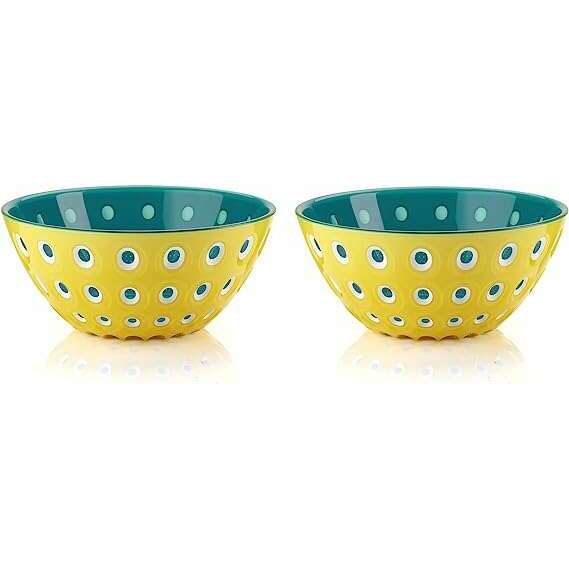 LE MURRINE Yellow Small Bowl Set of 2  LE MURRINE Yellow Small Bowl Set of 2 LE MURRINE Yellow Small Bowl Set of 2 Guzzini