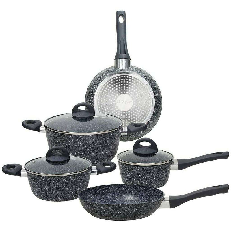 Copper & Charcoal-Cooking Set- 8 Pieces Cooking Pot Copper & Charcoal-Cooking Set- 8 Pieces Copper & Charcoal-Cooking Set- 8 Pieces Tognana