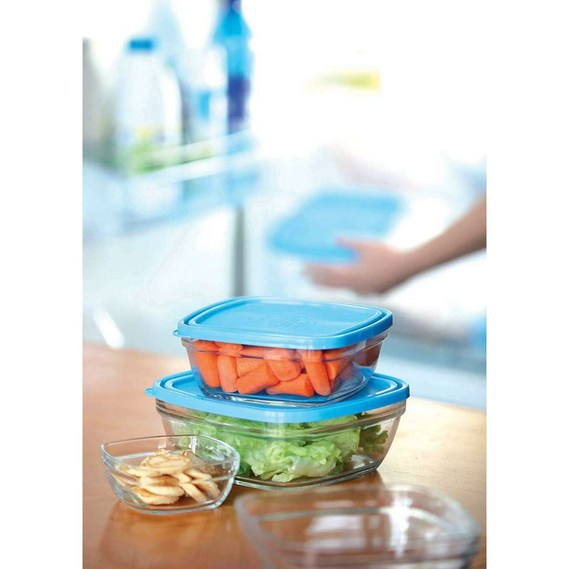 Glass Food Container, Pack of 5 Outlet Glass Food Container, Pack of 5 Glass Food Container, Pack of 5 Duralex