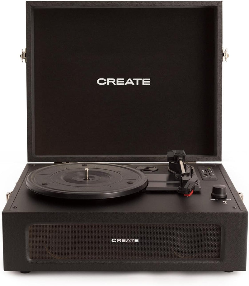 Record Player Compact, With Bluetooth, USB, SD, MicroSD and Mp3 Outlet Record Player Compact, With Bluetooth, USB, SD, MicroSD and Mp3 Record Player Compact, With Bluetooth, USB, SD, MicroSD and Mp3 CREATE