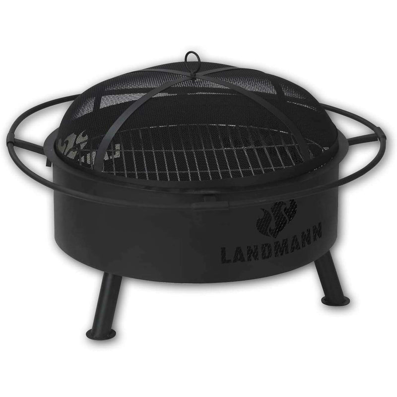 2 in 1 Outdoor Fire Basket & Grill Industrial Design Outdoor Barbque 2 in 1 Outdoor Fire Basket & Grill Industrial Design 2 in 1 Outdoor Fire Basket & Grill Industrial Design Landmann