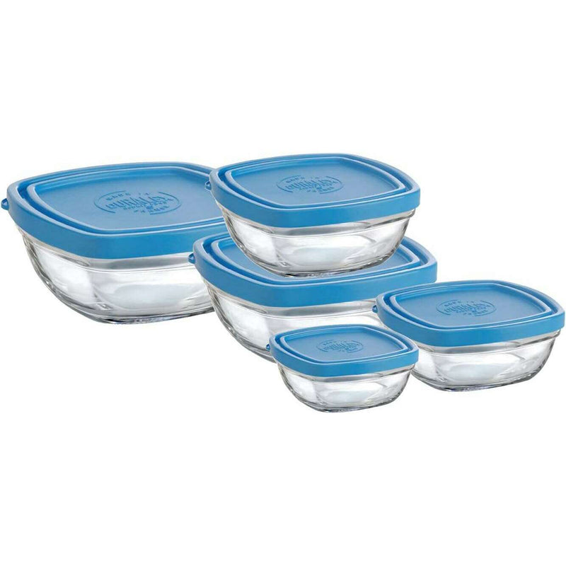 Glass Food Container, Pack of 5 Outlet Glass Food Container, Pack of 5 Glass Food Container, Pack of 5 Duralex