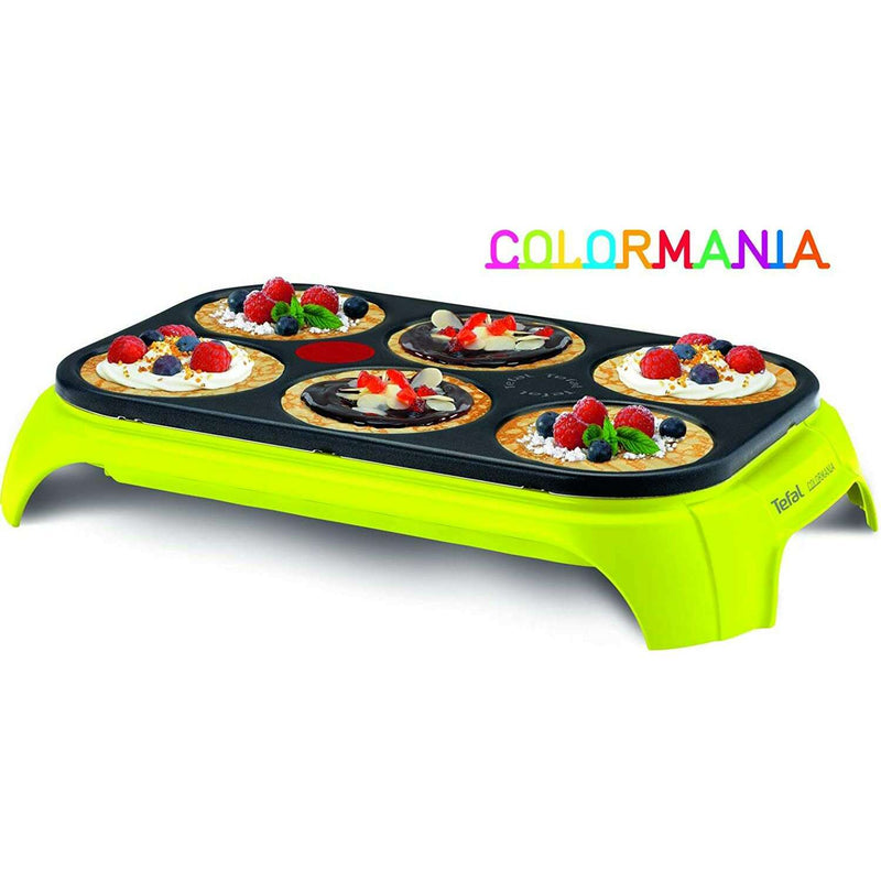 Crepe Party Colormania 6 Crepe Maker Crepe Party Colormania 6 Crepe Party Colormania 6 Tefal