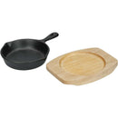 Artesà  Cast Iron Mini Fry Pan with Board Cast Iron Artesà  Cast Iron Mini Fry Pan with Board Artesà  Cast Iron Mini Fry Pan with Board KitchenCraft