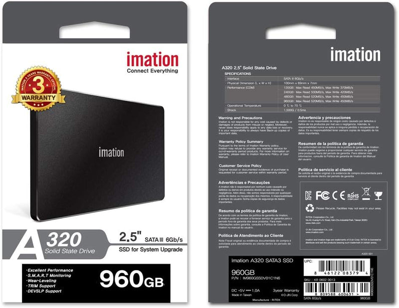 Ssd A320 960Gb Electronics Ssd A320 960Gb Ssd A320 960Gb Imation