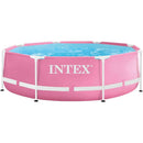 Pink Metal Frame Pool Kids Pool Pink Metal Frame Pool Pink Metal Frame Pool Intex