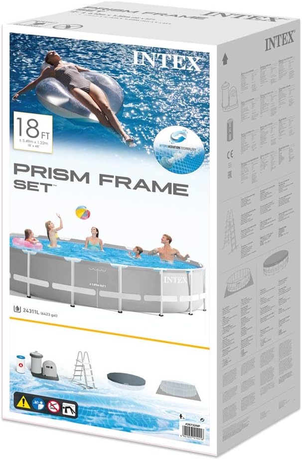 Prism Frame Pool Set D 5.49 X 1.22M