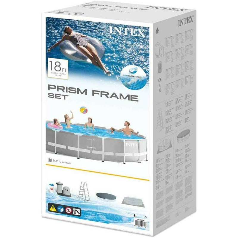 Prism Frame Pool Set D 5.49 X 1.22M home pool Prism Frame Pool Set D 5.49 X 1.22M Prism Frame Pool Set D 5.49 X 1.22M Intex