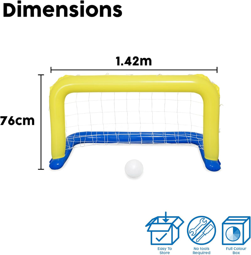 Inflatable Water Polo Swimming Pool Game 142x76cm Kids Inflatables Inflatable Water Polo Swimming Pool Game 142x76cm Inflatable Water Polo Swimming Pool Game 142x76cm Bestway