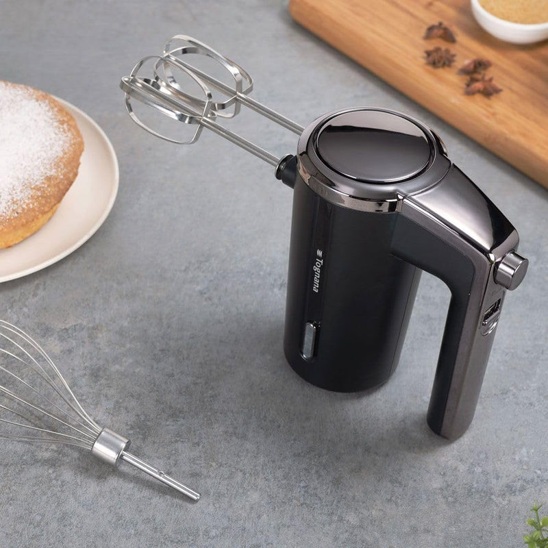 Cordless Rechargeable Hand Mixer Plastic-Stainless Steel Black Food Mixers & Blenders Cordless Rechargeable Hand Mixer Plastic-Stainless Steel Black Cordless Rechargeable Hand Mixer Plastic-Stainless Steel Black Tognana
