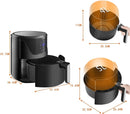 5L Air Fryer + LED Touch Screen, 1400W Outlet 5L Air Fryer + LED Touch Screen, 1400W 5L Air Fryer + LED Touch Screen, 1400W LLIVEKIT
