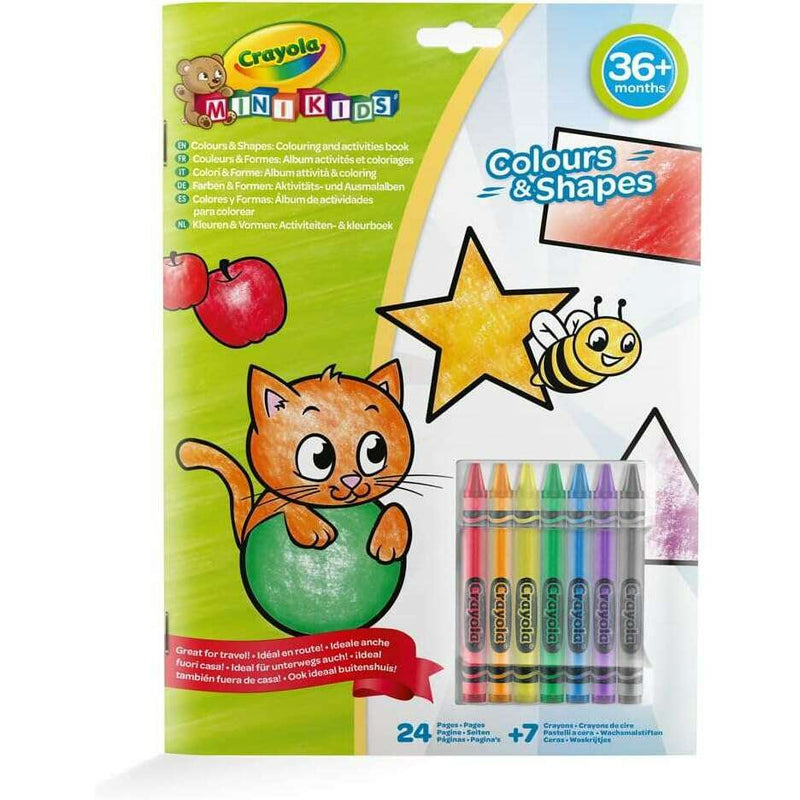 Mini Kids Color & Shape Activity Book Art & Crafts Mini Kids Color & Shape Activity Book Mini Kids Color & Shape Activity Book Crayola