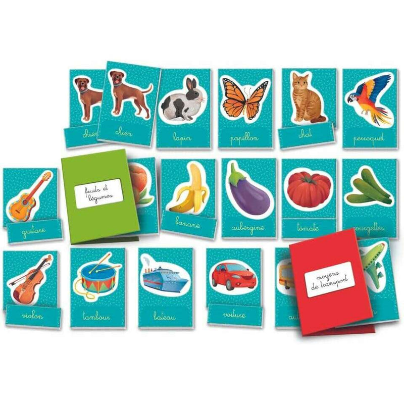 Words in Montessori Images | Includes 40 Cards, 20 Labels, 4 Sleeves - FR Fun Toys Words in Montessori Images | Includes 40 Cards, 20 Labels, 4 Sleeves - FR Words in Montessori Images | Includes 40 Cards, 20 Labels, 4 Sleeves - FR CLEMENTONI