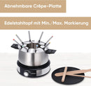 2 in 1 Fondue & Crepe Maker - 1500W Outlet 2 in 1 Fondue & Crepe Maker - 1500W 2 in 1 Fondue & Crepe Maker - 1500W SEVERIN