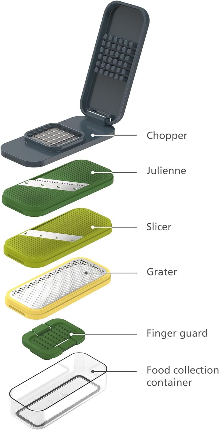 Multi-Prep Compact 4-in-1 Chop, Grate & Slice Set Slicer Multi-Prep Compact 4-in-1 Chop, Grate & Slice Set Multi-Prep Compact 4-in-1 Chop, Grate & Slice Set Joseph Joseph