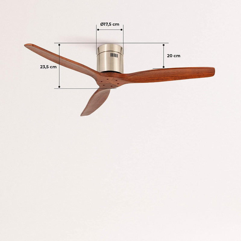 WindowCalm DC Silent, Timer Ceiling Fan (Stainless & Wood) Ceiling Fans WindowCalm DC Silent, Timer Ceiling Fan (Stainless & Wood) WindowCalm DC Silent, Timer Ceiling Fan (Stainless & Wood) CREATE