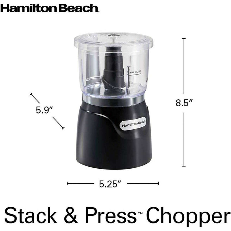 Stack & Press™ 3 Cup Chopper chopper Stack & Press™ 3 Cup Chopper Stack & Press™ 3 Cup Chopper Hamilton Beach