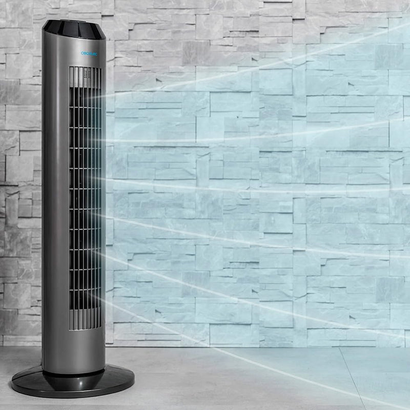 Energy Silence Skyline Ionic Digital Tower Fan with Remote Control and Timer Fan Energy Silence Skyline Ionic Digital Tower Fan with Remote Control and Timer Energy Silence Skyline Ionic Digital Tower Fan with Remote Control and Timer Cecotec