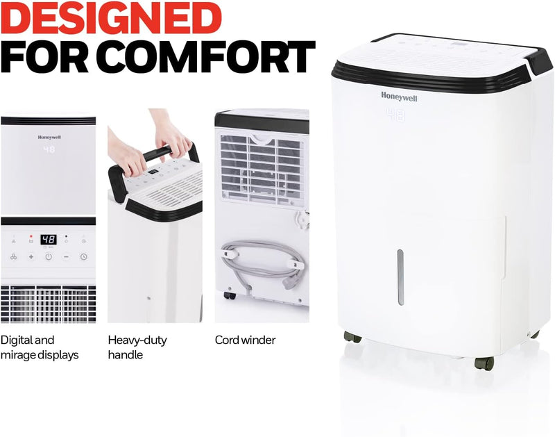 24L/Day Dehumidifier | Portable Compressor Dehumidifiers 24L/Day Dehumidifier | Portable Compressor 24L/Day Dehumidifier | Portable Compressor Honeywell